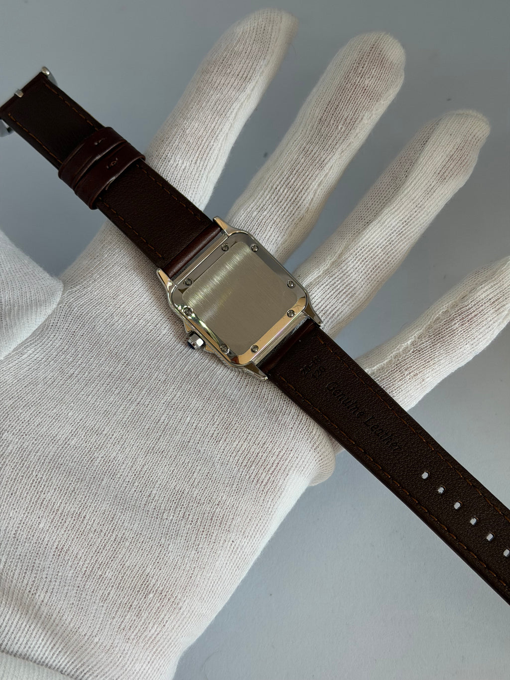 SharpTank Argent Cuir