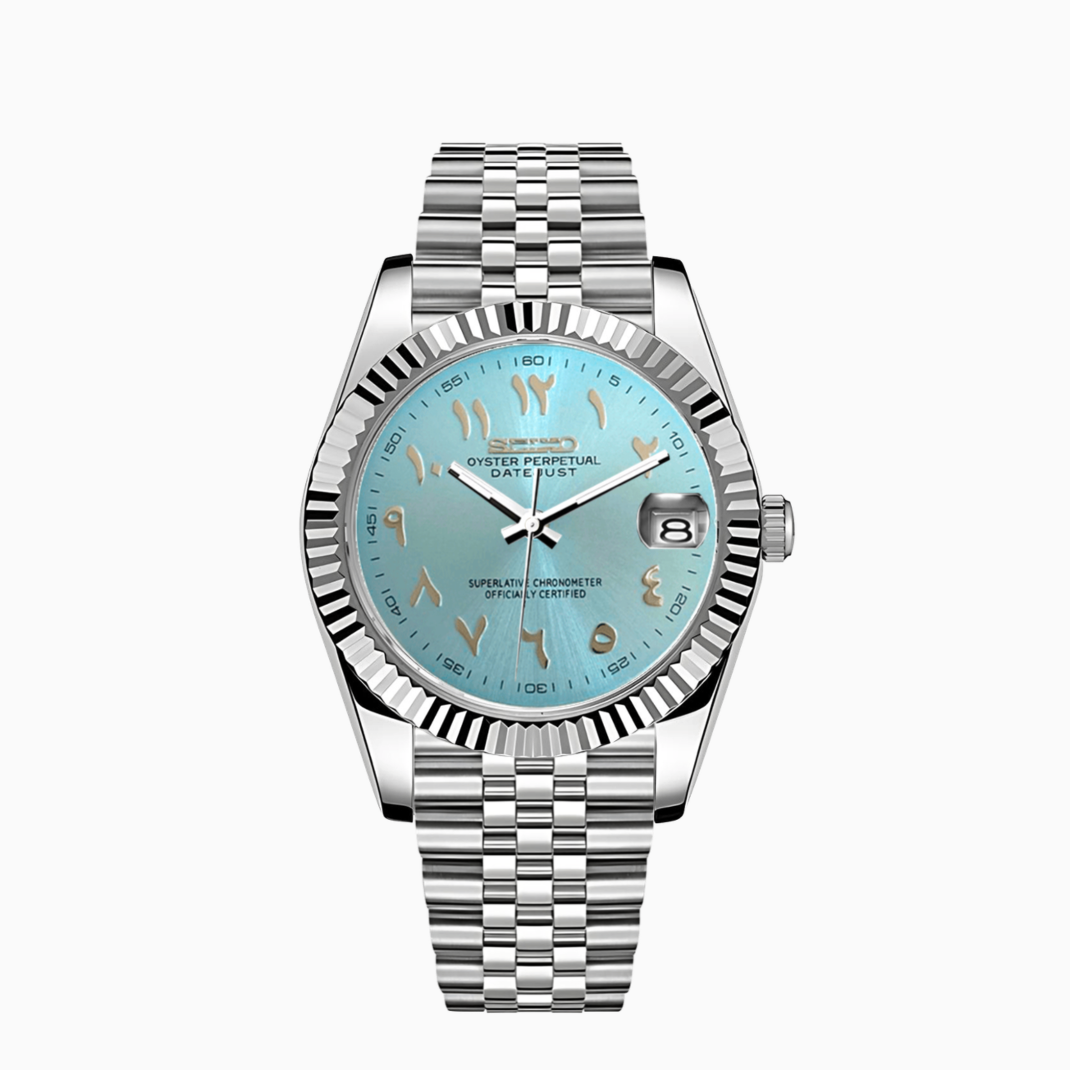 SharpJust Arabic Dial Bleu Clair