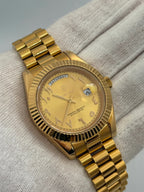 SharpDate Arabic Dial Full Gold